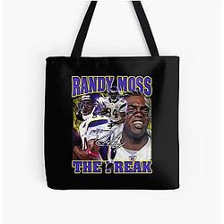 Randy Moss All Over Print Tote Bag