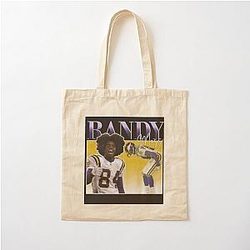 Randy Moss Minnesota Vikings Cotton Tote Bag