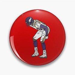 Randy Moss Mooning Celebration Pin
