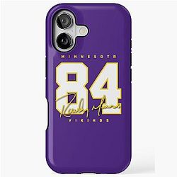 Vikings Randy Moss 84 Signature Design iPhone Case