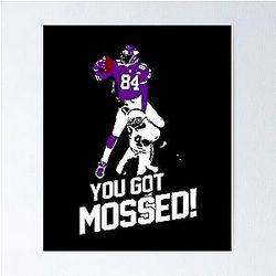 Randy Moss over Charles Woodson Poster