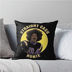 Randy Moss Straight Cash Homie Throw Pillow