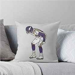 Randy Moss Mooning Celebration Throw Pillow