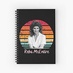 Art Reba McEntire Spiral Notebook