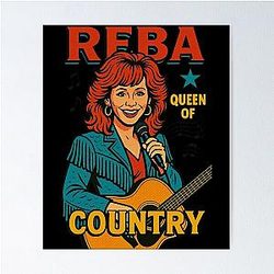 Art Reba McEntire Poster