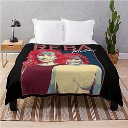 Art Reba McEntire Throw Blanket