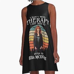 Art by Reba McEntire A-Line Dress