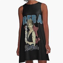 Art - Reba McEntire A Line Dress