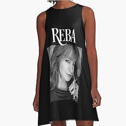 Art: Reba McEntire A Line Dress