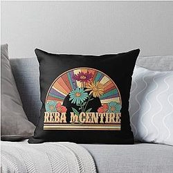 Art by Reba McEntire Throw Pillow