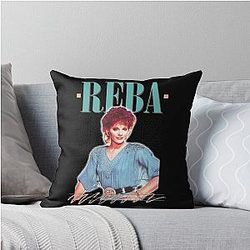 Art by Reba McEntire Throw Pillow