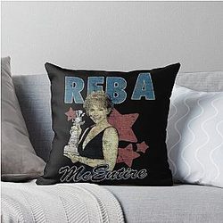 Art Reba McEntire Throw Pillow