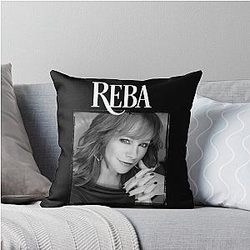 Art by Reba McEntire Throw Pillow