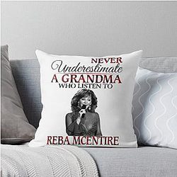 Art by Reba McEntire Throw Pillow