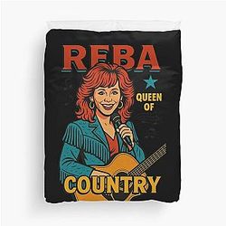 Art Reba McEntire Duvet Cover