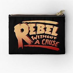 James Dean Rebel With A Cause Zipper Pouch