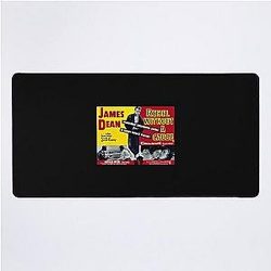 Retro Poster - Rebel Without Cause - No Transparency Desk Mat