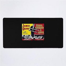 Retro Poster Rebel Without A Cause No Transparency Desk Mat