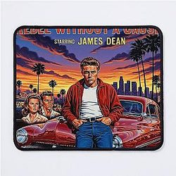Rebel Without a Cause - James Dean Reimagined Movie Art Mouse Pad
