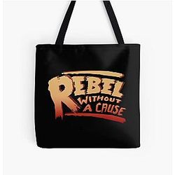 James Dean Rebel Without Cause All Over Print Tote Bag