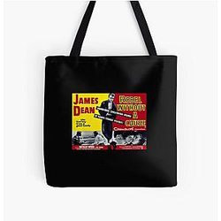Rebel Without a Cause No Transparency All Over Print Tote Bag