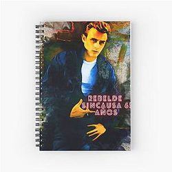 Rebel Without a Cause 65 Years Spiral Notebook