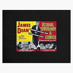 Retro Poster Rebel Without A Cause No Transparency Jigsaw Puzzle
