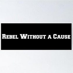 Character Trope - Rebel Without A Cause Poster