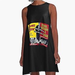 Retro Poster Rebel Without A Cause No Transparency A Line Dress