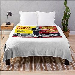 Retro Poster Rebel Without A Cause Throw Blanket