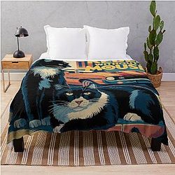 Rebel Without a Cause: Cats Throw Blanket