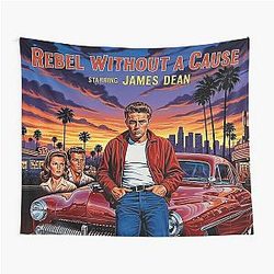 Rebel Without a Cause - James Dean Movie Poster Art