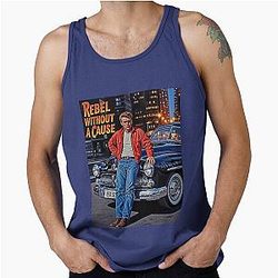Rebel Without a Cause James Dean Classic Movie Poster Tank Top