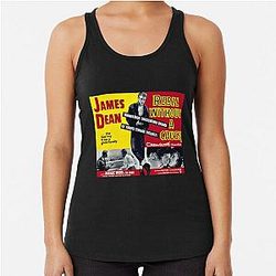 Rebel Without A Cause No Transparency Racerback Tank Top