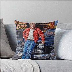 Rebel Without a Cause -James Dean Classic Movie Art Pillow