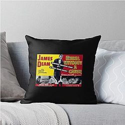 Rebel Without A Cause Throw Pillow