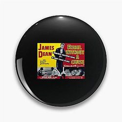 Retro Poster Rebel Without A Cause No Transparency Pin