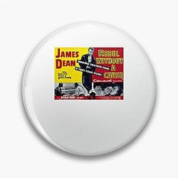 Retro poster rebel without a cause no transparency pin