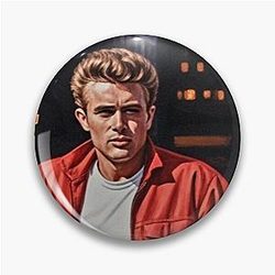 Rebel Without a Cause James Dean Classic Movie Poster Art Pin