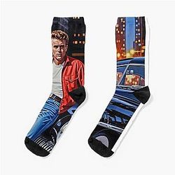 Rebel Without a Cause - James Dean Classic Movie Poster Socks