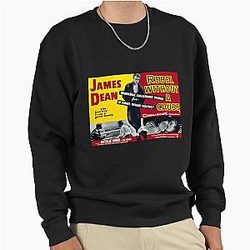 Retro Poster Rebel Without A Cause No Transparency Pullover Sweatshirt