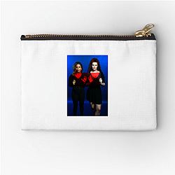 RedHanded has social commentary Red Handed Zipper Pouches