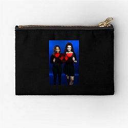 RedHanded has social commentary Red Handed Zipper Pouches