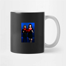RedHanded has social commentary Red Handed Mugs