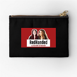 RedHanded is very engaging Red Handed Zipper Pouches