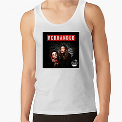 RedHanded is a podcast Red Handed Tank Tops