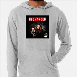 RedHanded is a podcast Red Handed Hoodies