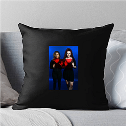 RedHanded has social commentary Red Handed Pillows Cover