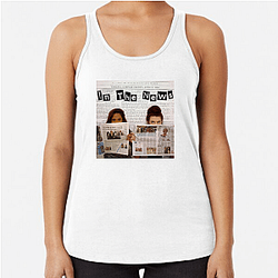 RedHanded features two friends Red Handed Tank Tops