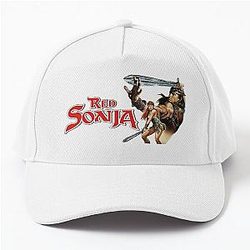 Red Sonja 80s Fantasy T-Shirt - Arnold Schwarzenegger Cap